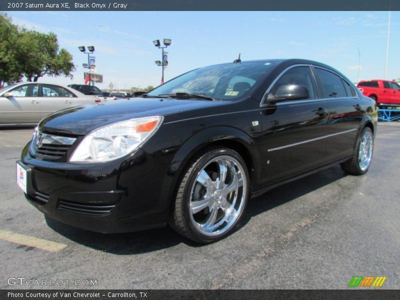 Black Onyx / Gray 2007 Saturn Aura XE