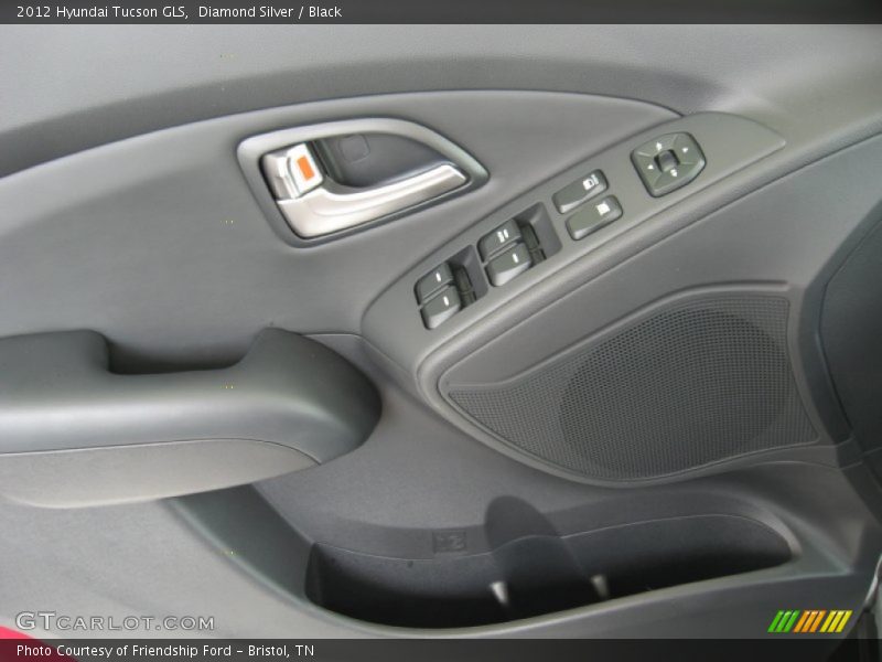 Diamond Silver / Black 2012 Hyundai Tucson GLS