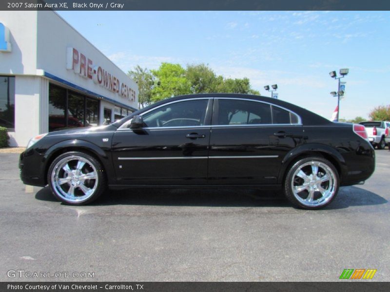 Black Onyx / Gray 2007 Saturn Aura XE