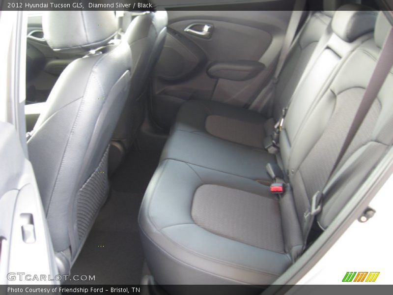 Diamond Silver / Black 2012 Hyundai Tucson GLS