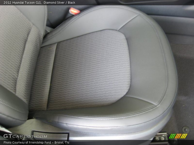 Diamond Silver / Black 2012 Hyundai Tucson GLS