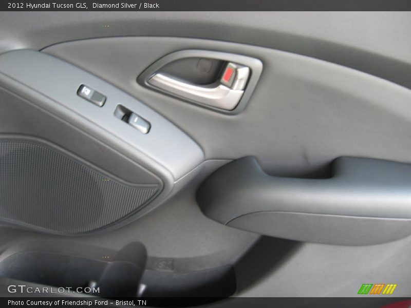 Diamond Silver / Black 2012 Hyundai Tucson GLS