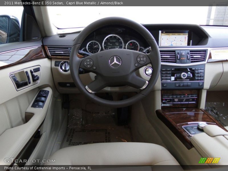 Capri Blue Metallic / Almond/Black 2011 Mercedes-Benz E 350 Sedan