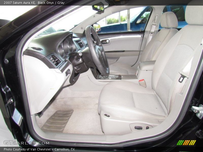 Black Onyx / Gray 2007 Saturn Aura XE