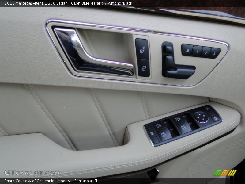 Capri Blue Metallic / Almond/Black 2011 Mercedes-Benz E 350 Sedan