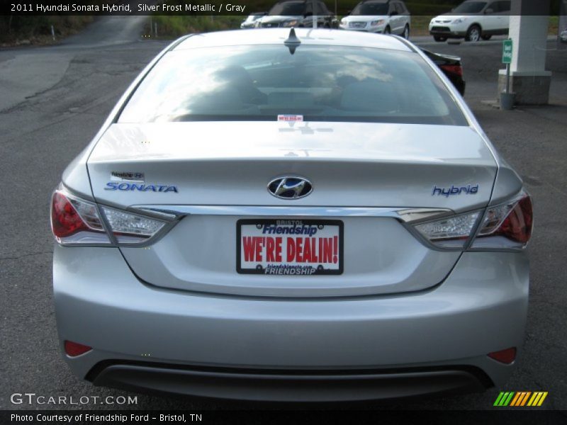 Silver Frost Metallic / Gray 2011 Hyundai Sonata Hybrid