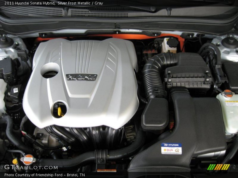  2011 Sonata Hybrid Engine - 2.4 Liter h DOHC 16-Valve D-CVVT 4 Cylinder Gasoline/Electric Hybrid