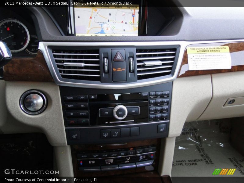 Capri Blue Metallic / Almond/Black 2011 Mercedes-Benz E 350 Sedan