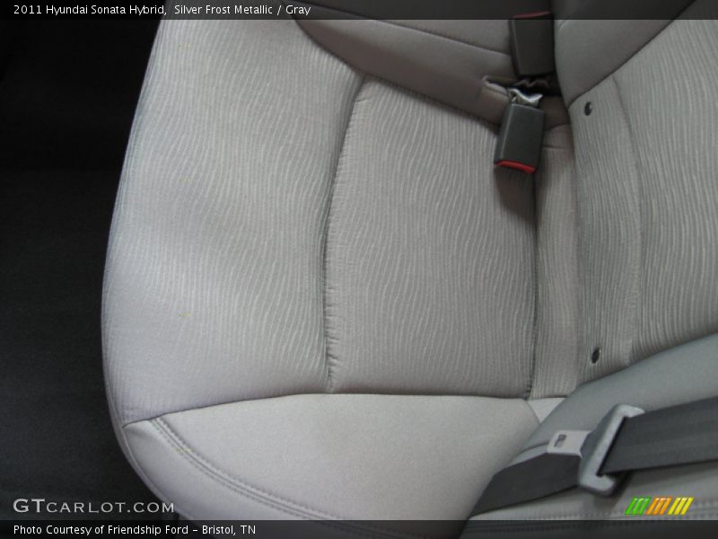 Silver Frost Metallic / Gray 2011 Hyundai Sonata Hybrid