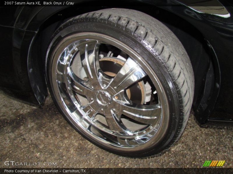Black Onyx / Gray 2007 Saturn Aura XE