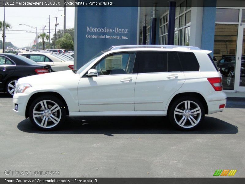 Arctic White / Almond/Black 2012 Mercedes-Benz GLK 350