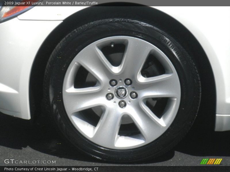 Porcelain White / Barley/Truffle 2009 Jaguar XF Luxury