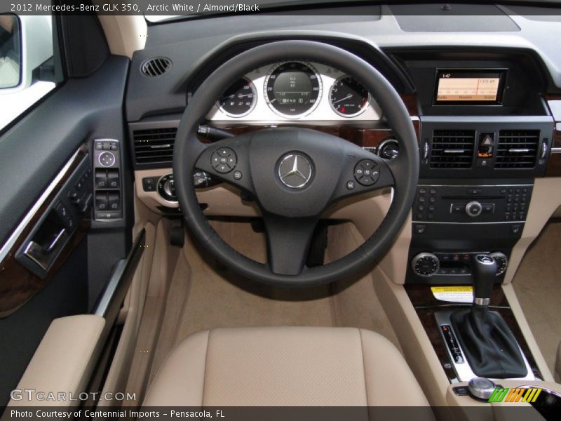 Arctic White / Almond/Black 2012 Mercedes-Benz GLK 350