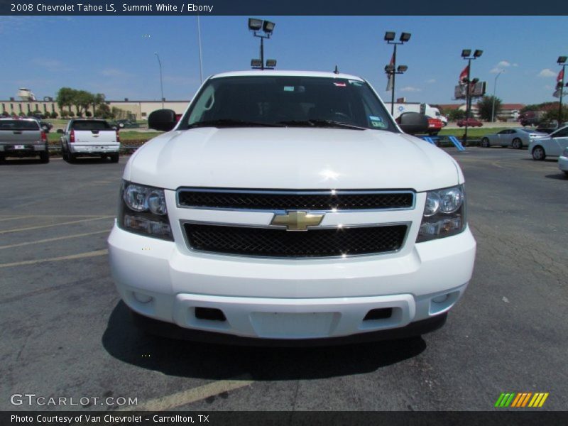 Summit White / Ebony 2008 Chevrolet Tahoe LS