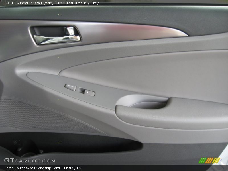 Silver Frost Metallic / Gray 2011 Hyundai Sonata Hybrid