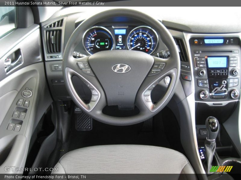 Dashboard of 2011 Sonata Hybrid