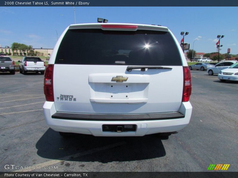 Summit White / Ebony 2008 Chevrolet Tahoe LS