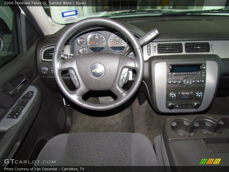 Summit White / Ebony 2008 Chevrolet Tahoe LS