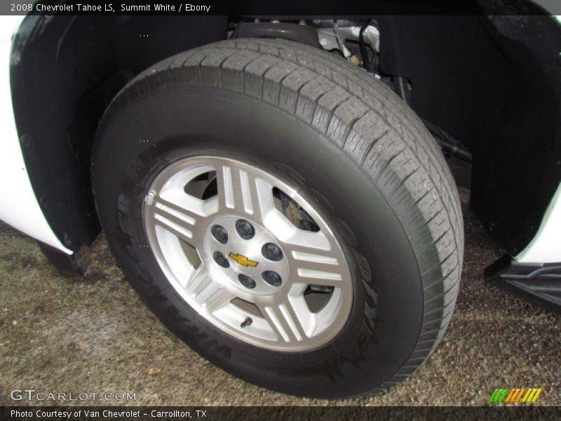 Summit White / Ebony 2008 Chevrolet Tahoe LS