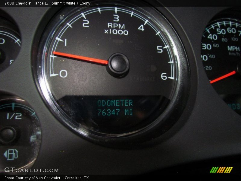 Summit White / Ebony 2008 Chevrolet Tahoe LS