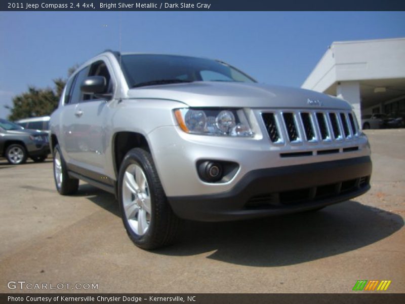 Bright Silver Metallic / Dark Slate Gray 2011 Jeep Compass 2.4 4x4