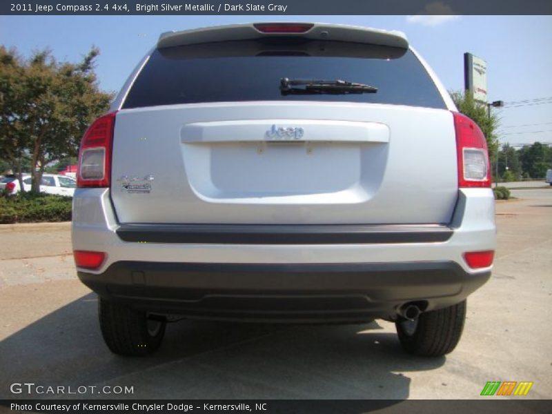 Bright Silver Metallic / Dark Slate Gray 2011 Jeep Compass 2.4 4x4