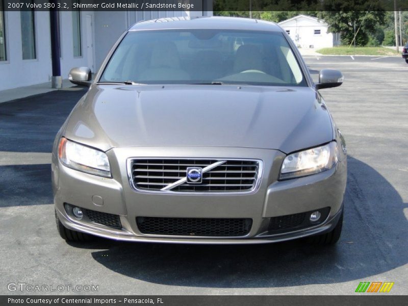 Shimmer Gold Metallic / Sandstone Beige 2007 Volvo S80 3.2