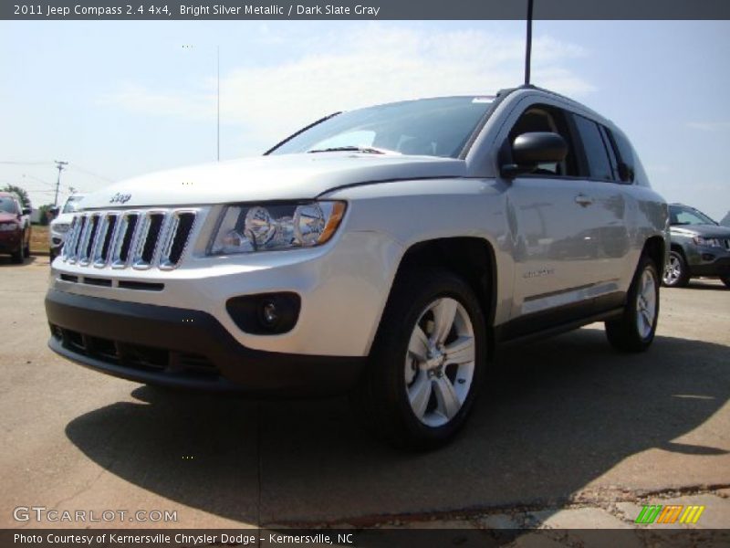 Bright Silver Metallic / Dark Slate Gray 2011 Jeep Compass 2.4 4x4