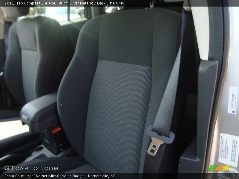 Bright Silver Metallic / Dark Slate Gray 2011 Jeep Compass 2.4 4x4