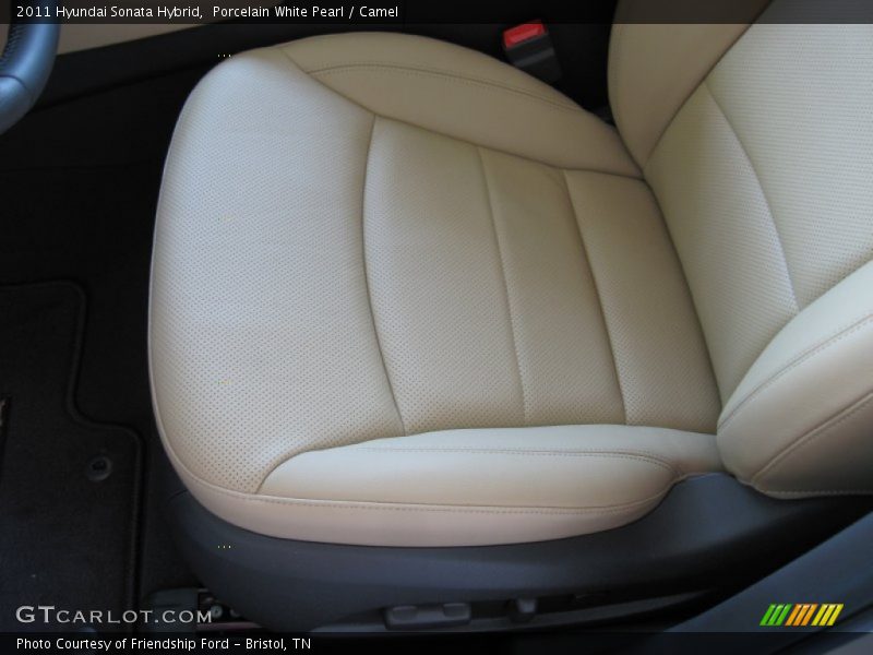  2011 Sonata Hybrid Camel Interior