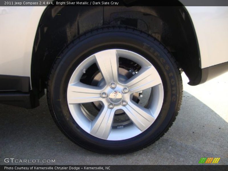 Bright Silver Metallic / Dark Slate Gray 2011 Jeep Compass 2.4 4x4