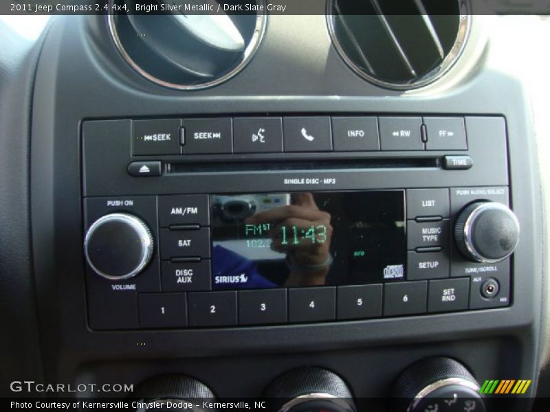 Bright Silver Metallic / Dark Slate Gray 2011 Jeep Compass 2.4 4x4