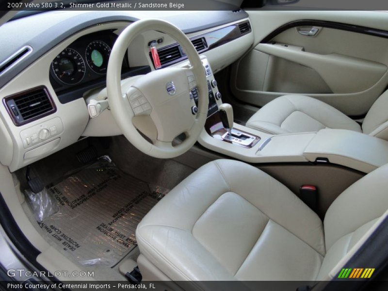 Shimmer Gold Metallic / Sandstone Beige 2007 Volvo S80 3.2