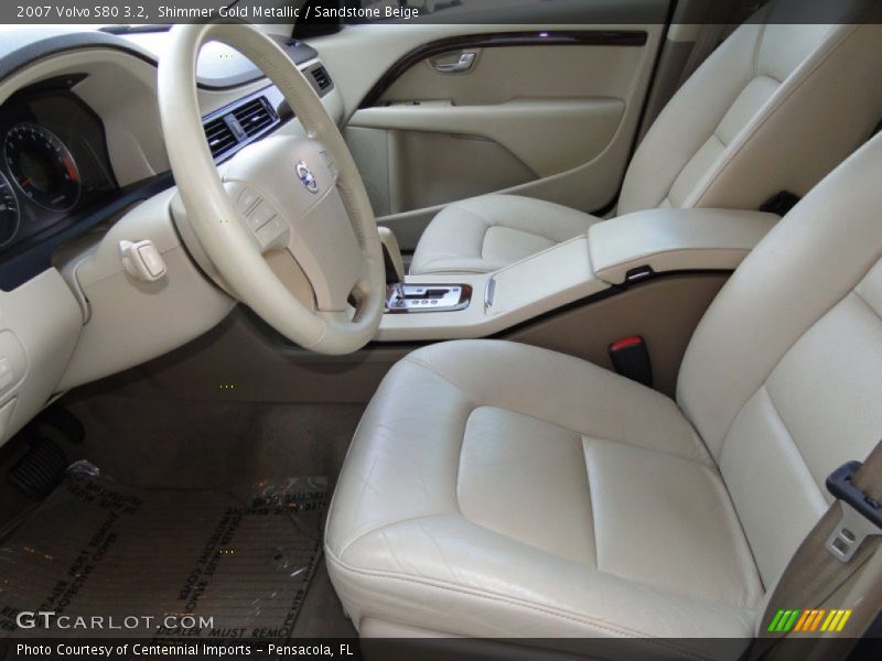 Shimmer Gold Metallic / Sandstone Beige 2007 Volvo S80 3.2