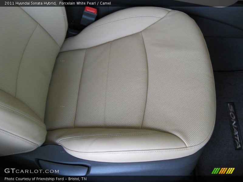  2011 Sonata Hybrid Camel Interior