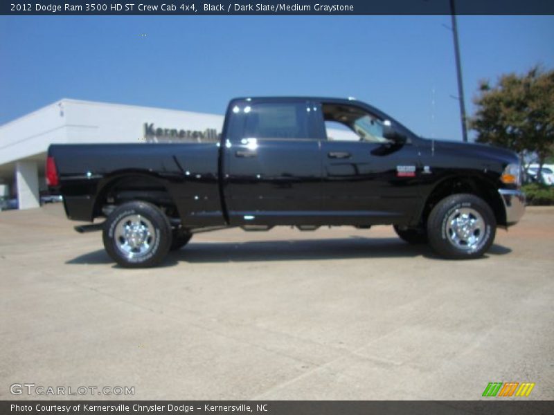 Black / Dark Slate/Medium Graystone 2012 Dodge Ram 3500 HD ST Crew Cab 4x4