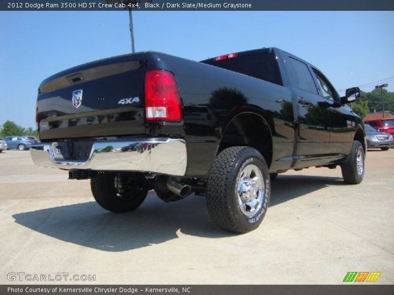 Black / Dark Slate/Medium Graystone 2012 Dodge Ram 3500 HD ST Crew Cab 4x4