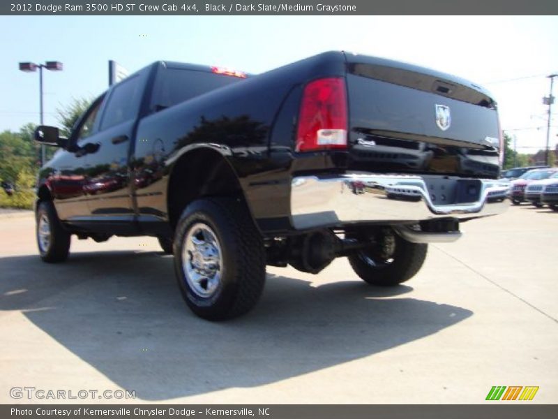 Black / Dark Slate/Medium Graystone 2012 Dodge Ram 3500 HD ST Crew Cab 4x4