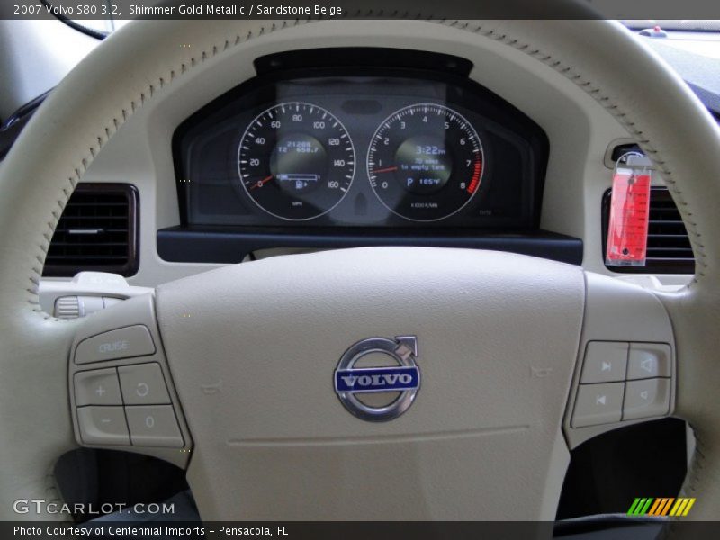 Shimmer Gold Metallic / Sandstone Beige 2007 Volvo S80 3.2