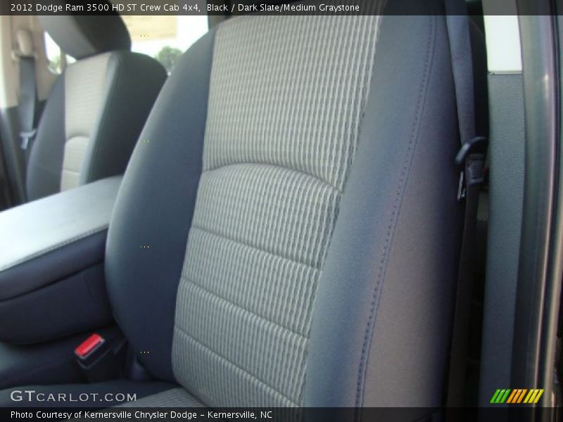 Black / Dark Slate/Medium Graystone 2012 Dodge Ram 3500 HD ST Crew Cab 4x4
