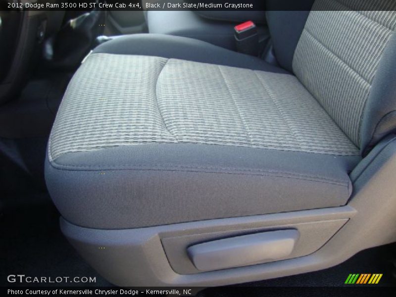 Black / Dark Slate/Medium Graystone 2012 Dodge Ram 3500 HD ST Crew Cab 4x4