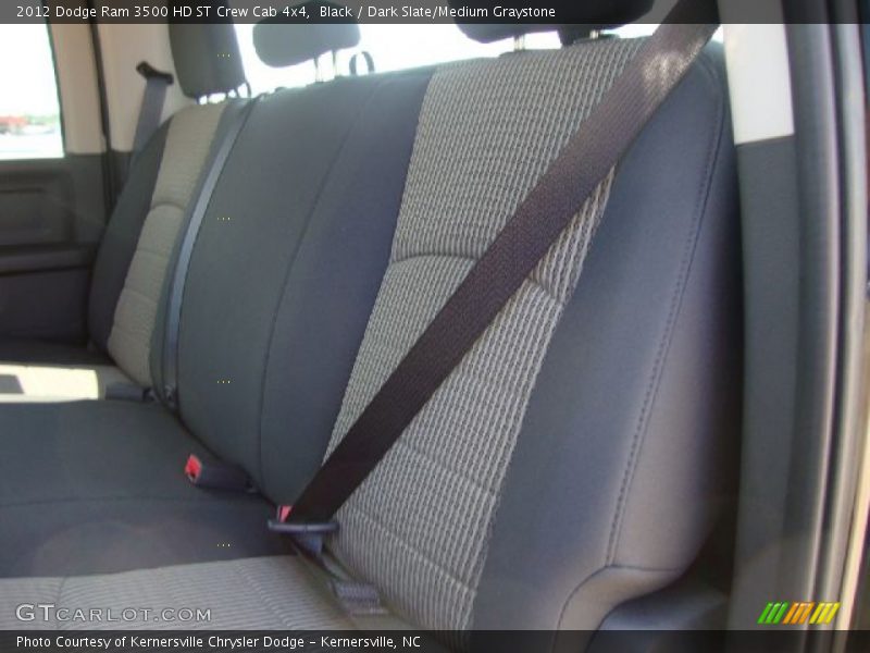 Black / Dark Slate/Medium Graystone 2012 Dodge Ram 3500 HD ST Crew Cab 4x4