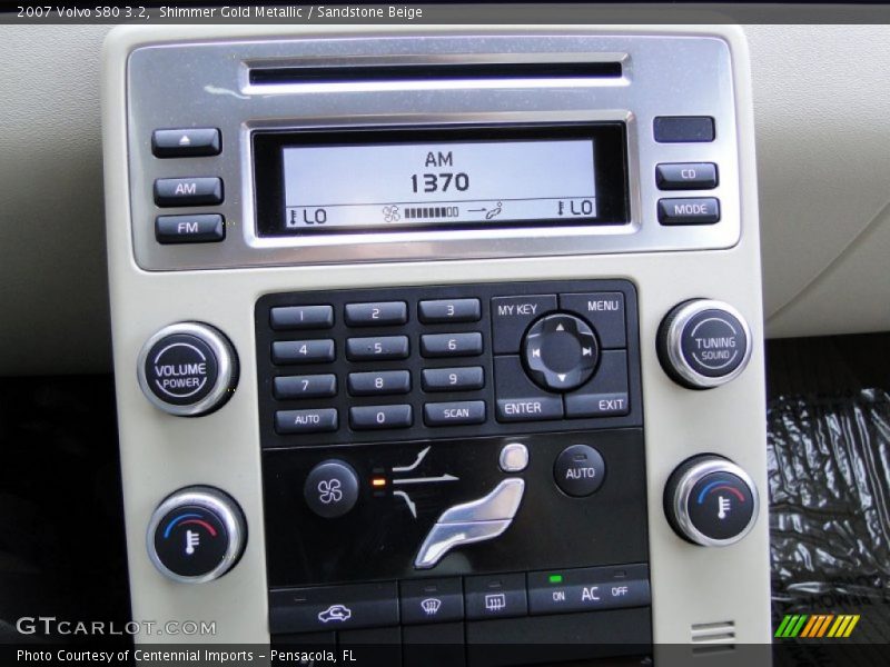 Shimmer Gold Metallic / Sandstone Beige 2007 Volvo S80 3.2