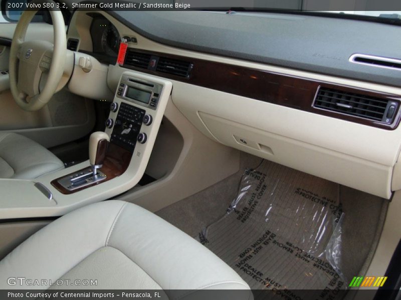 Shimmer Gold Metallic / Sandstone Beige 2007 Volvo S80 3.2