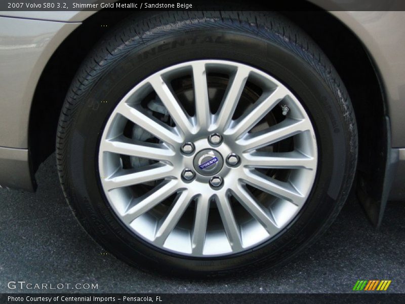 Shimmer Gold Metallic / Sandstone Beige 2007 Volvo S80 3.2