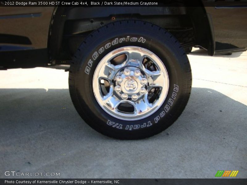 Black / Dark Slate/Medium Graystone 2012 Dodge Ram 3500 HD ST Crew Cab 4x4