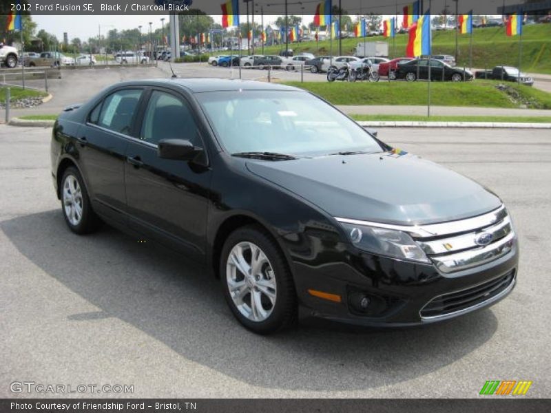 Black / Charcoal Black 2012 Ford Fusion SE