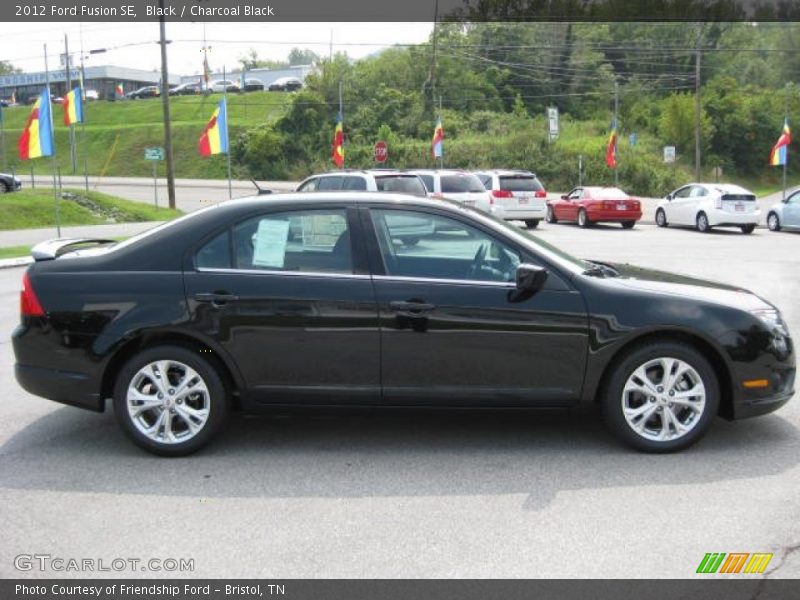 Black / Charcoal Black 2012 Ford Fusion SE
