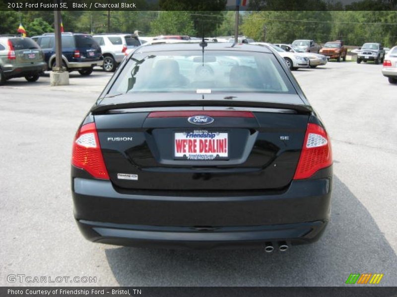 Black / Charcoal Black 2012 Ford Fusion SE
