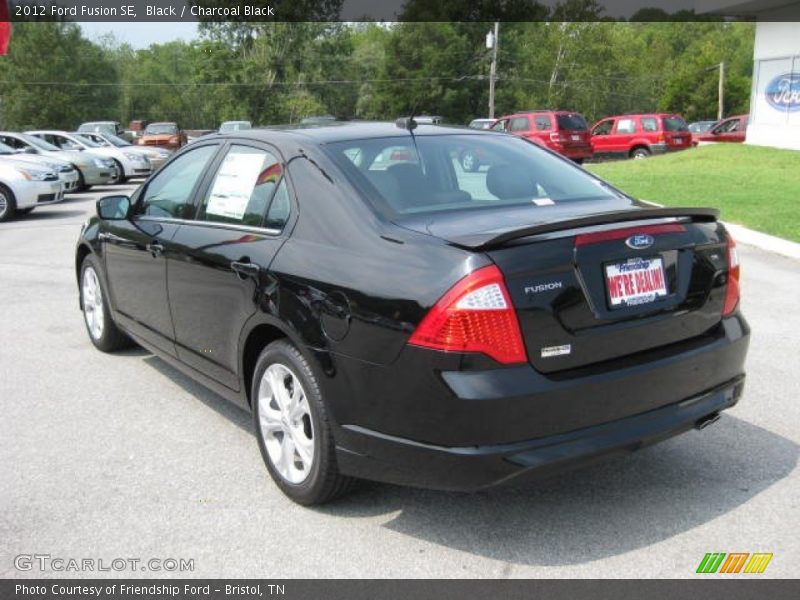 Black / Charcoal Black 2012 Ford Fusion SE